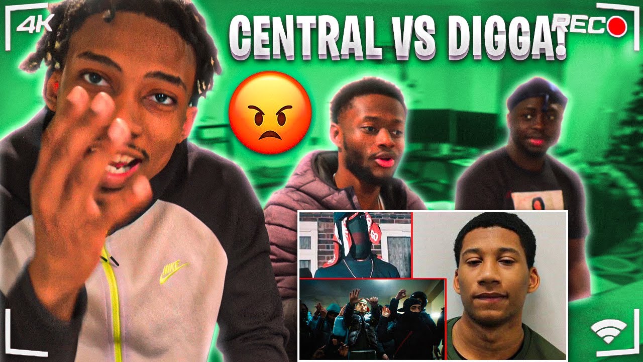 АМЕРИКАНЦЫ РЕАКЦИЯ НА CENTRAL CEE VS DIGGA D — ЖЕСТОКАЯ РЕАКЦИЯ НА ПРЕДЫСТОРИИ! **НАКАЛЯЕТСЯ**
