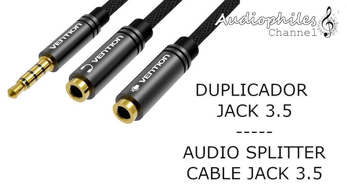 tisino 1/8 to 1/4 Stereo Cable, 1/8 Inch TRS Stereo to Dual 1/4 inch TS  Mono Y-Splitter Cable 3.5mm Aux Mini Jack to Jack Breakout Cord - 3.3 feet