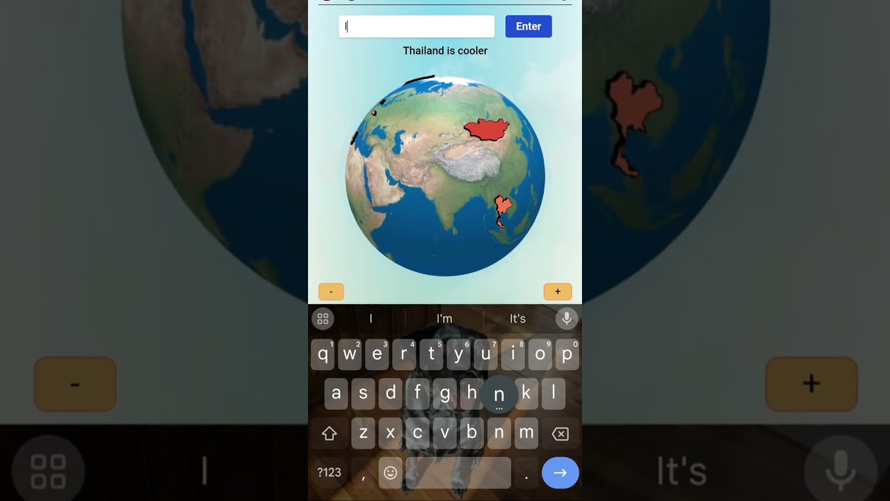 Globle for 19th of March