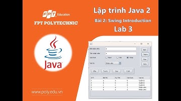 #Java2 Hướng Dẫn Lab 3 - Xóa Sửa