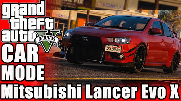 GTA 5 Mitsubishi Lancer Evolution X Mod : How to install Add-On Car mod in GTA 5 PC ? 2022