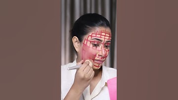 Viral red lipstick base makeup technique #shorts #makeuptutorial #makeuptransition #barshapatra