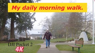 Walking with Bruce. Episode 416. My favourite Brentwood Bay morning walk. In 4K.