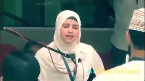 حفيدة  #الشيخ عبد الباسط عبد الصمد  تدهش السامعين بقراءتها القرآن الكريم بأسلوب جدها