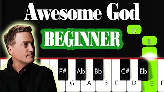 Awesome God - Michael W Smith | Easy PIANO TUTORIAL