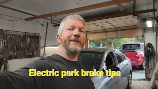 2019 subaru legacy Tip for rear pads with electric park brake  @Vassmotorsports no scan tool