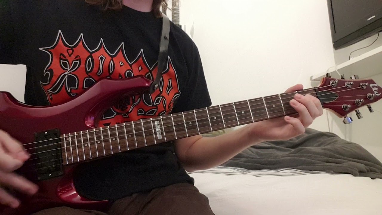 Cancer - To the Gory End (guitar cover)
