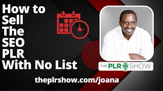 How to Sell the SEO PLR Video Course with No List