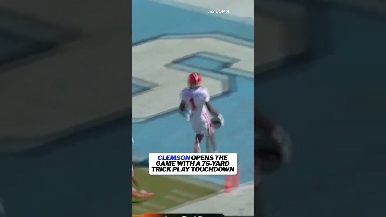 Double pass TD to START THE GAME! 🤯