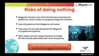 Webinar with Webscale | M1 EOL | Risks of Doing Nothing Net Worth
