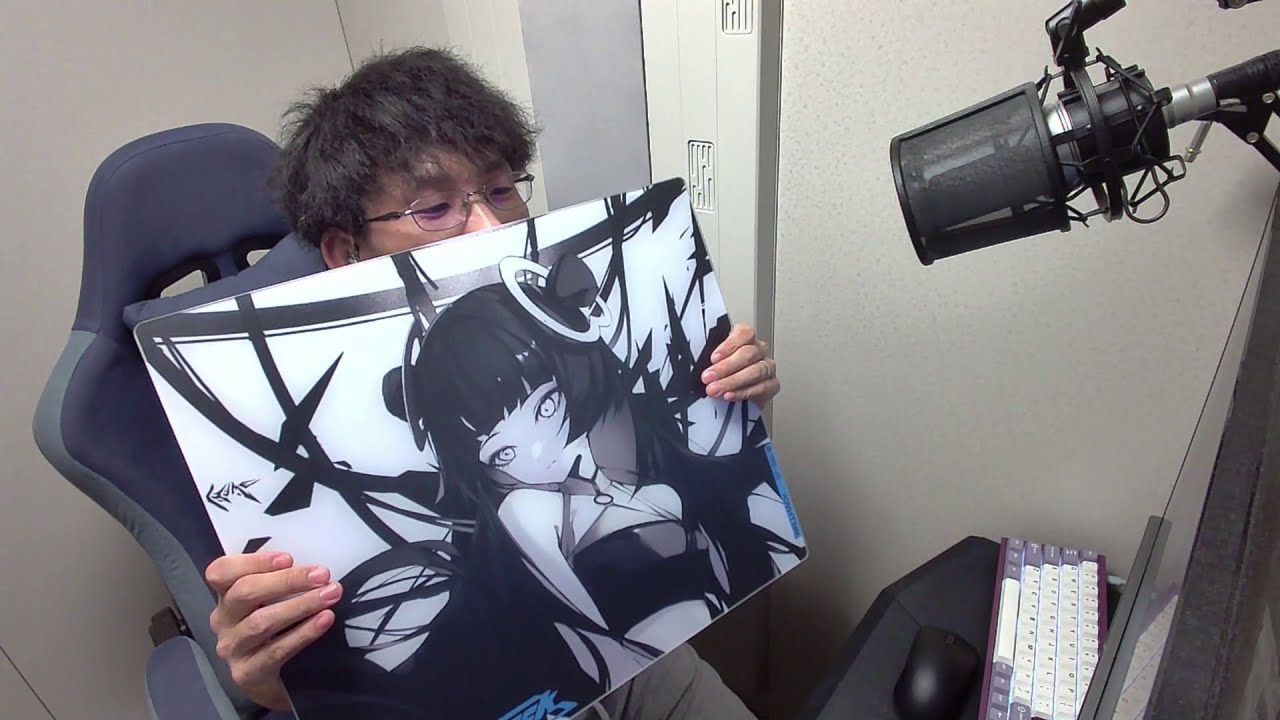 wallhackの限定マウスパッド、Faith Yumeが届いたよ！！