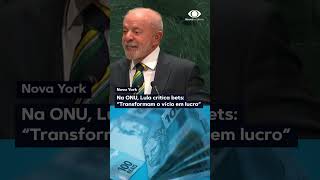 Details At the UN, Lula criticizes betting sites: They turn addiction into profit News
