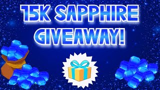 15K Sapphire Giveawayclosed