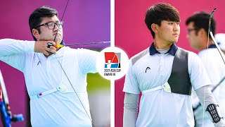 Kim Woojin v Kim Je Deok – recurve men gold | Gwangju 2021 Asia Cup