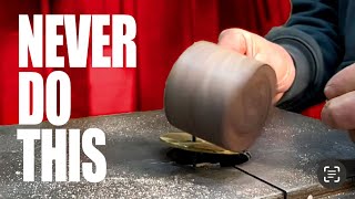 9 mistakes beginners make at the bandsaw. What to do instead.