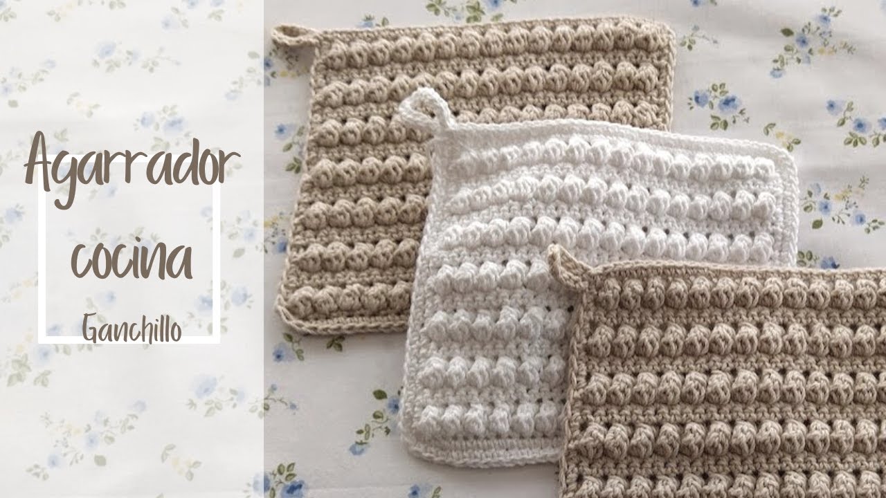Agarrador de cocina a ganchillo | Muy fácil