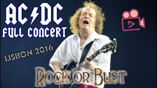 AC/DC - FULL CONCERT ("Rock Or Bust"-Worldtour) - Lisbon 2016 - with Axl  Rose - YouTube
