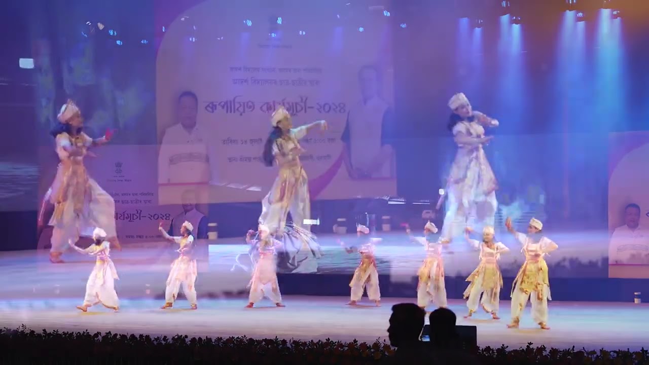 Performance by Adarsha Vidyalaya Rangapather, Charaideo.