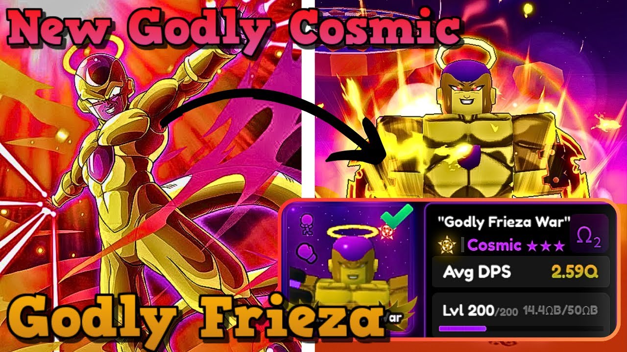 🏆🔥 I Maxed Out The New Godly Cosmic Frieza 🔥🏆 | Anime Champions 🚀🌌