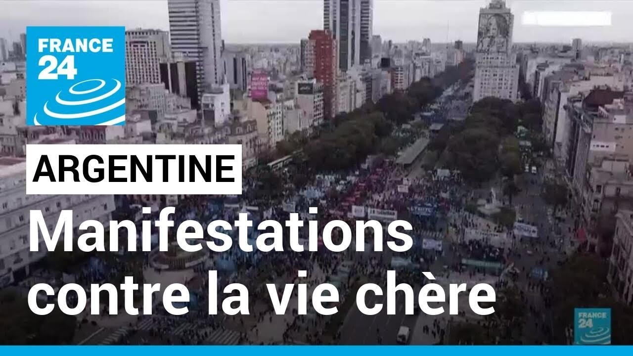 Argentine : des milliers de personnes manifestent contre la hausse du ...