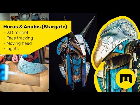 The Making of 3D Printed Horus & Anubis Helmets from Stargate