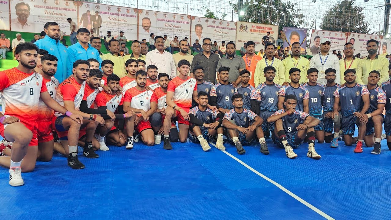 Haryana vs Andhra pradesh 51st junior national kabaddi boys championship 2026 in Andhra