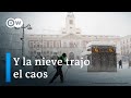 Madrid colapsa por una nevada histórica