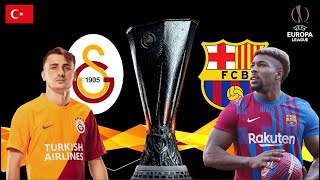 GALATASARAY - BARCELONA MAÇI | UEFA KUPASI MAÇI! | FIFA 22 TÜRKÇE | UEFA AVRUPA LİGİ SON 16 TURU
