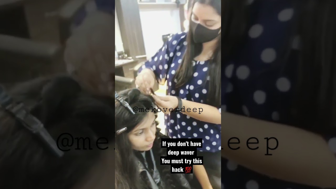 If you don't have deep waver, you must try this hack 💯.  