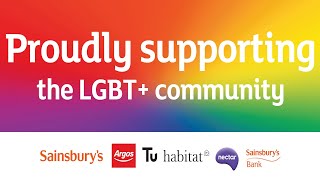 Proudly supporting the LGBT+ community | Sainsbury's | Pride