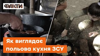 БІЙЦІ ЗСУ вгощають дерунами прямо на фронті: як виглядає СПРАВЖНЯ ПОЛЬОВА КУХНЯ