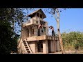 Build Amazing Three Story Mud Villa House