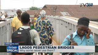 SEE WHY RESIDENTS DON'T USE LAGOS PEDESTRIAN BRIDGES