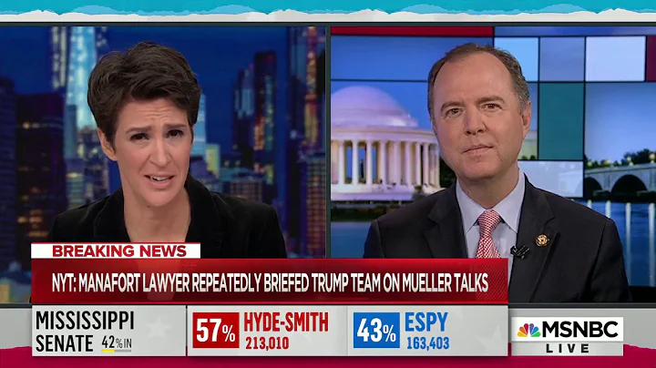 Rep. Schiff on MSNBC: If Manafort Helped Trump Obstruct Justice, Congress Will Expose It