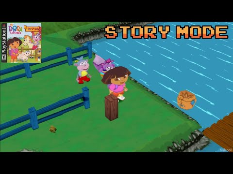 DORA THE EXPLORER: BARNYARD BUDDIES (PS1) | STORY MODE | -NAMATIN