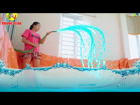 Làm Bể Bơi Trong Phòng Ngủ ❤ Xoa Dịu Cái Nóng Mùa Hè - Trang Vlog
