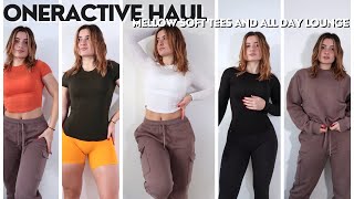 ONERACTIVE HAUL | Mellow soft tees & all day lounge | TRY ON screenshot 4