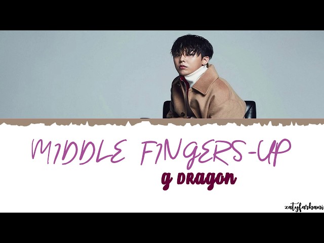 G-Dragon - Middle Finger Up