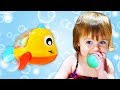 Бьянка и Рыбка в бассейне - Обучающее видео Дада игрушки
