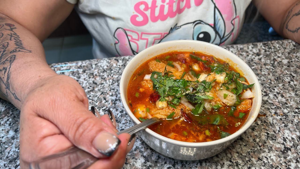 Menu Do R Menudo con grano ♥️. #menudo #receta #mexico - YouTube