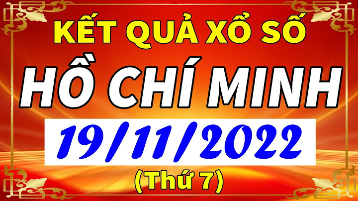 Xổ số Hồ Chí Minh 19 9