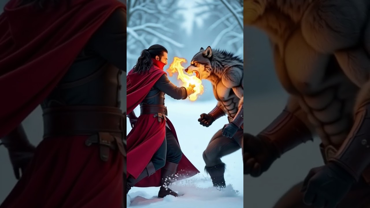 Vampire meets Werewolf. 