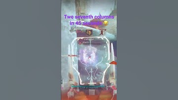 I cant believe THIS happened, Two 7th Column in 45 seconds