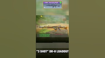 Aimbot DR-H Gunsmith Loadout in Cod Mobile #short