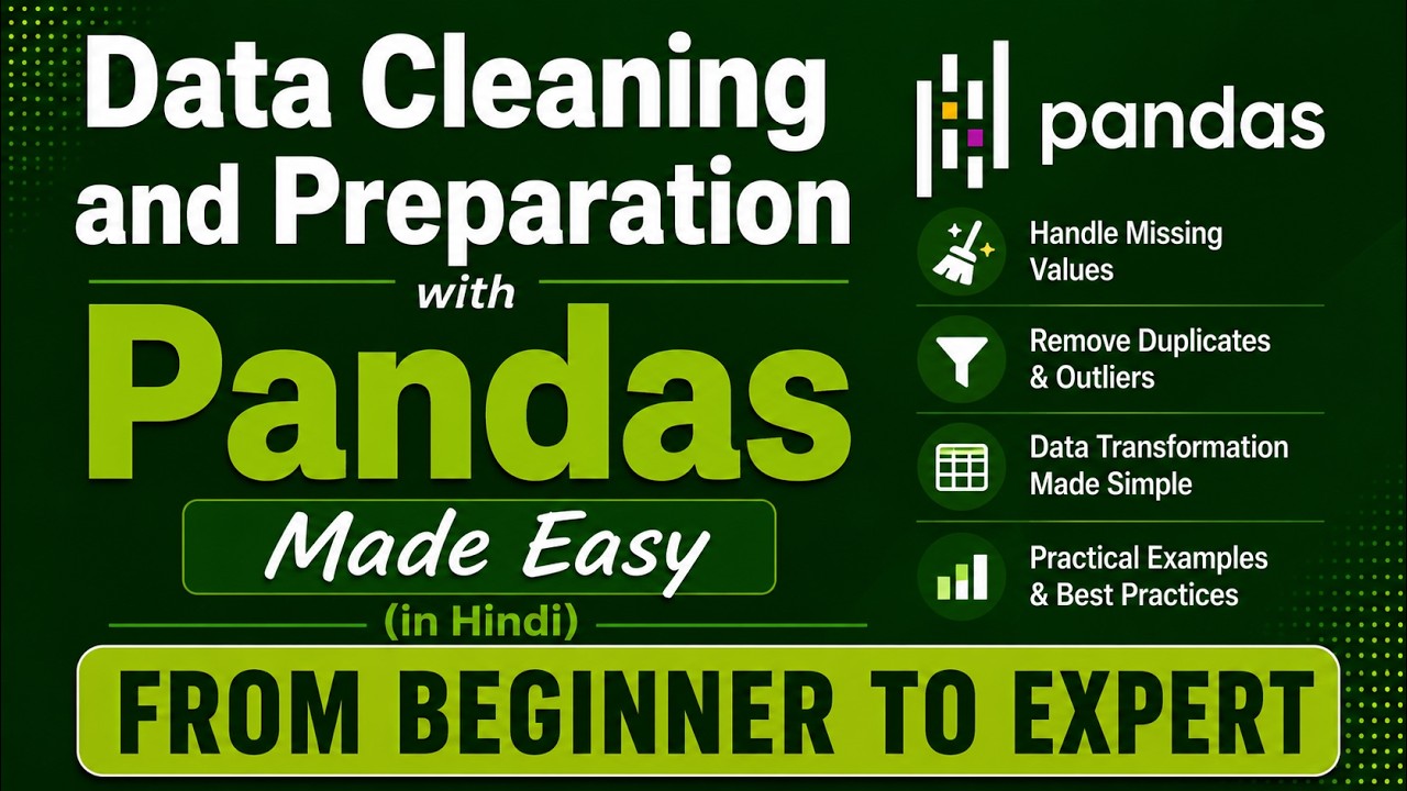 Part 1: Handling missing data, duplicates & data transformation in Pandas in Hindi