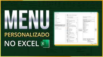 Como Criar um MENU (Guia) Personalizado no Excel -  ATUALIZADO