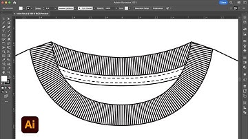 How to Make T-Shirt Ribbed Collar Details for Your Clothing Brand PART 2 (FREE DOWNLOAD)
