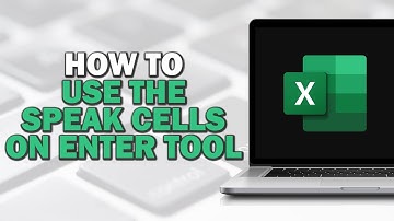 How To Use The Speak Cells On Enter Tool In Excel (Quick Tutorial)