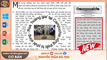 Cơ bản 06.05.2022 Đề 4 FULL | 100 phút giải chi tiết đề khó cho bạn mới | CC Ứng dụng CNTT