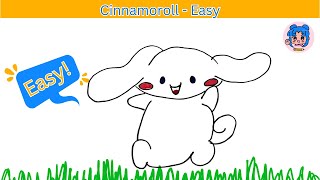 How to draw Cinnamoroll | Easy Drawings for kids